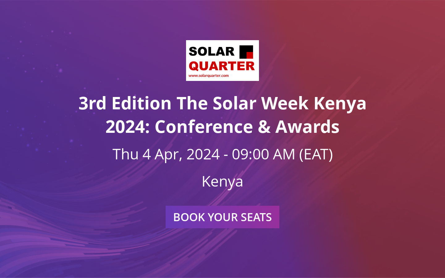 3rd Edition The Solar Week Kenya 2024 Conference & Awards