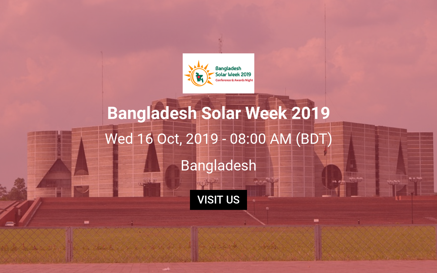 Bangladesh Solar Week 2019 Dhaka Oct 16