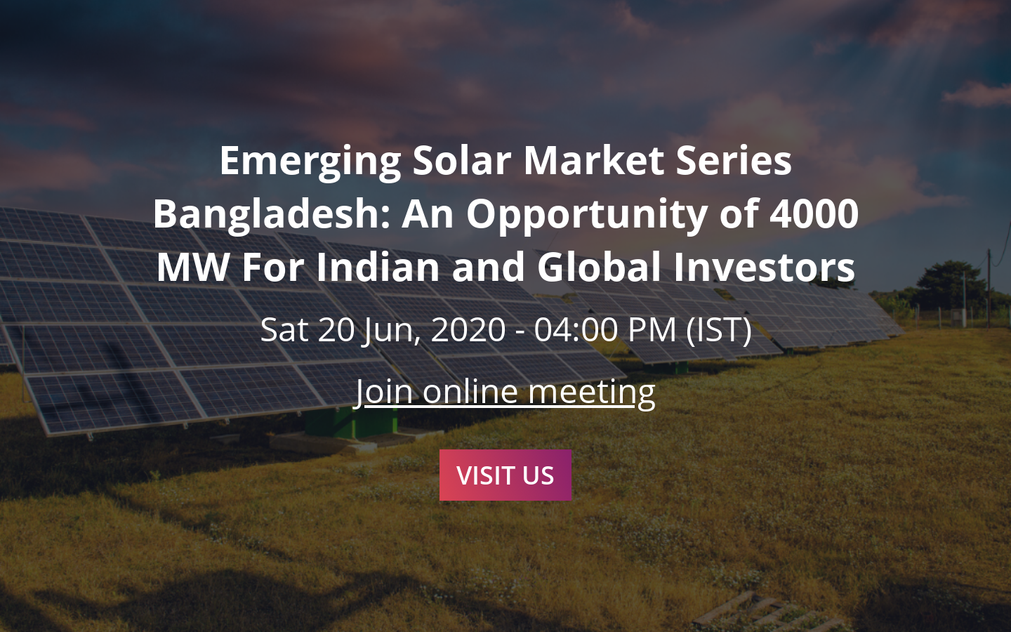 Emerging Solar Market Series Bangladesh An Opportunity of 4000 MW For Indian and Global Investors